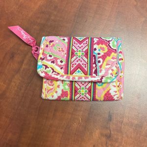 Vera Bradley Wallet Pink Paisley